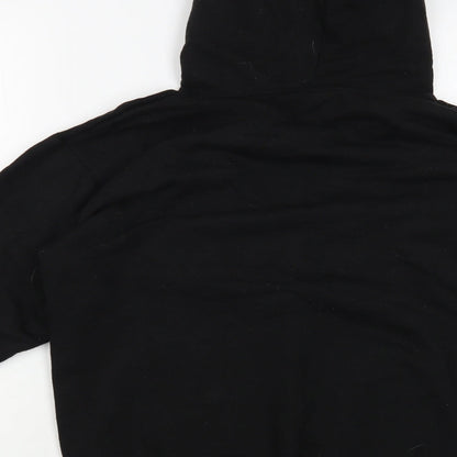 Stars & Stripes Womens Black Cotton Pullover Hoodie Size M Pullover - The Boss