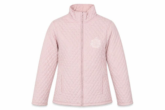 Womens UK Size S Pure & Natural Pink Quilted Coat