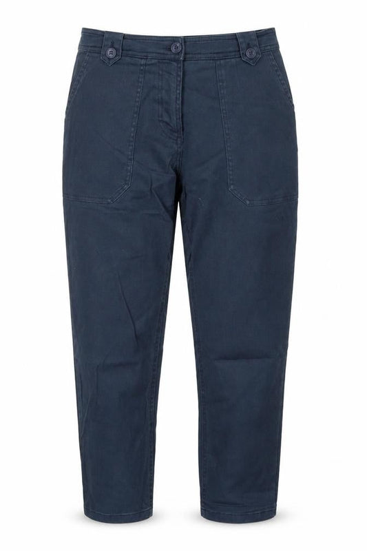 Oasis Womens Blue Cotton Straight Jeans Size 10 L24 in Regular