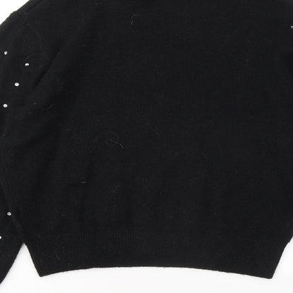 Womens UK Size M Divided by H&M Black Pullover Jumper