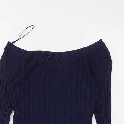 Womens UK Size 8 New Look Blue Pullover Jumper