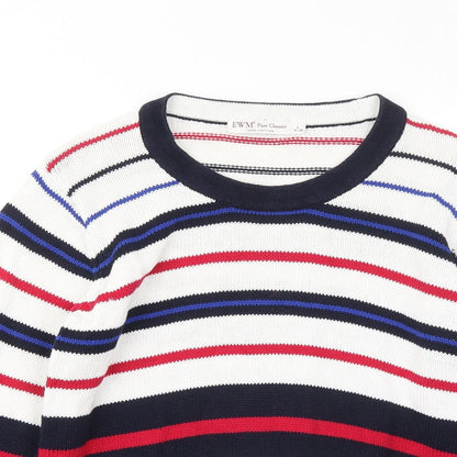 Womens UK Size 18 EWM Multicoloured Pullover Jumper