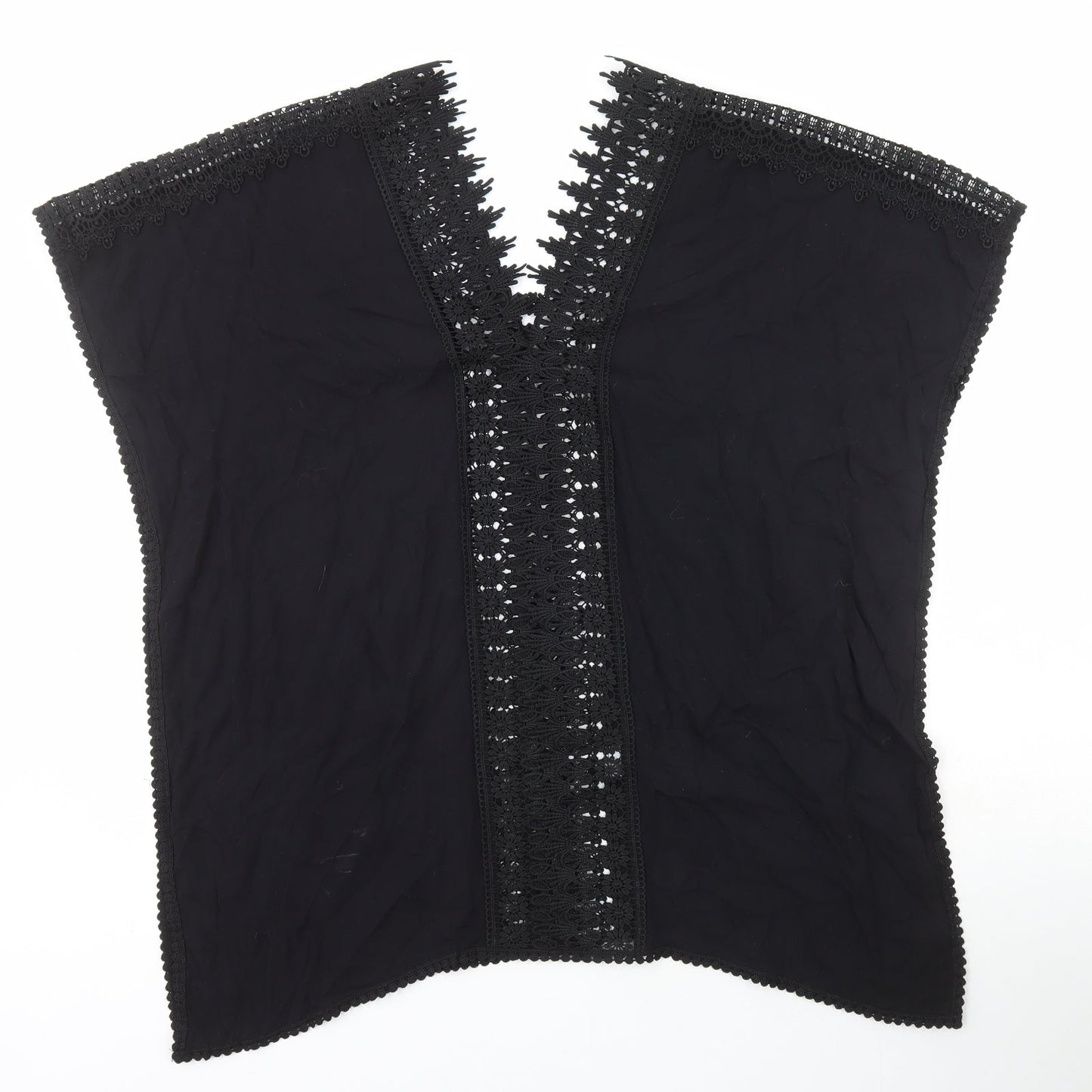Womens UK Size S New Look Black Basic Blouse