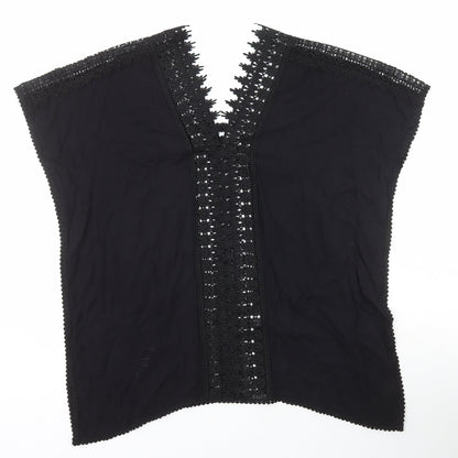 Womens UK Size S New Look Black Basic Blouse