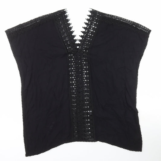 Womens UK Size S New Look Black Basic Blouse