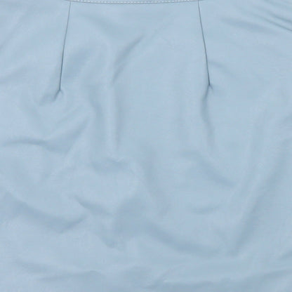 Primark Womens Blue Polyester A-Line Skirt Size 6