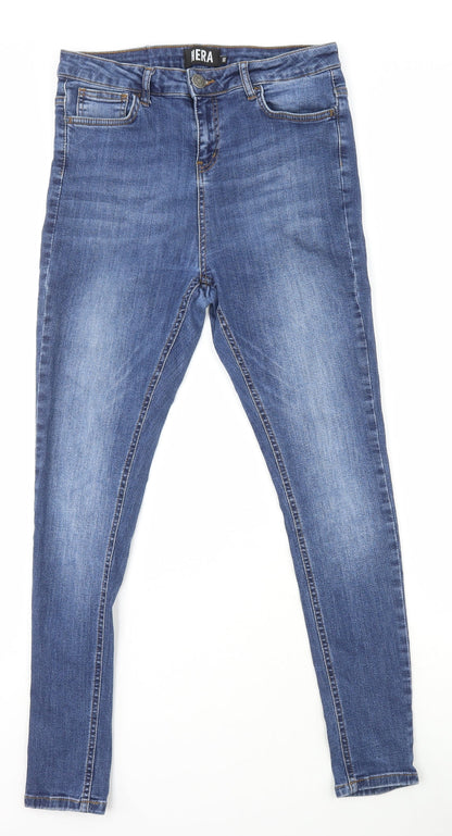 Hera Womens Blue Cotton Straight Jeans Size 30 in L28 in Regular