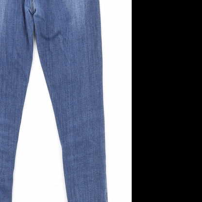 Hera Womens Blue Cotton Straight Jeans Size 30 in L28 in Regular