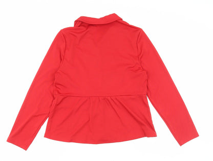 Womens UK Size L Preworn Red Jacket