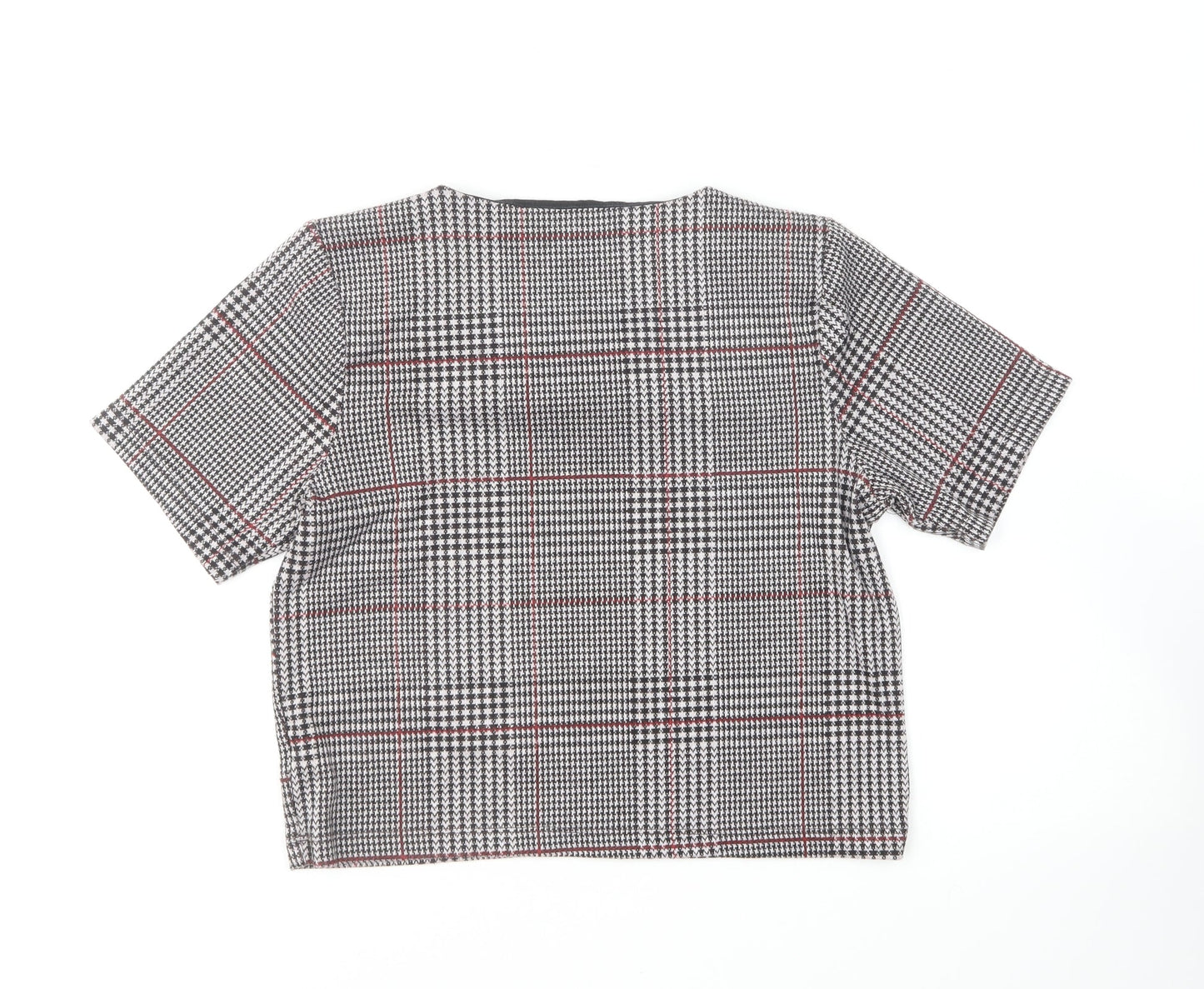 Womens UK Size 6 Topshop Multicoloured Cropped T-Shirt