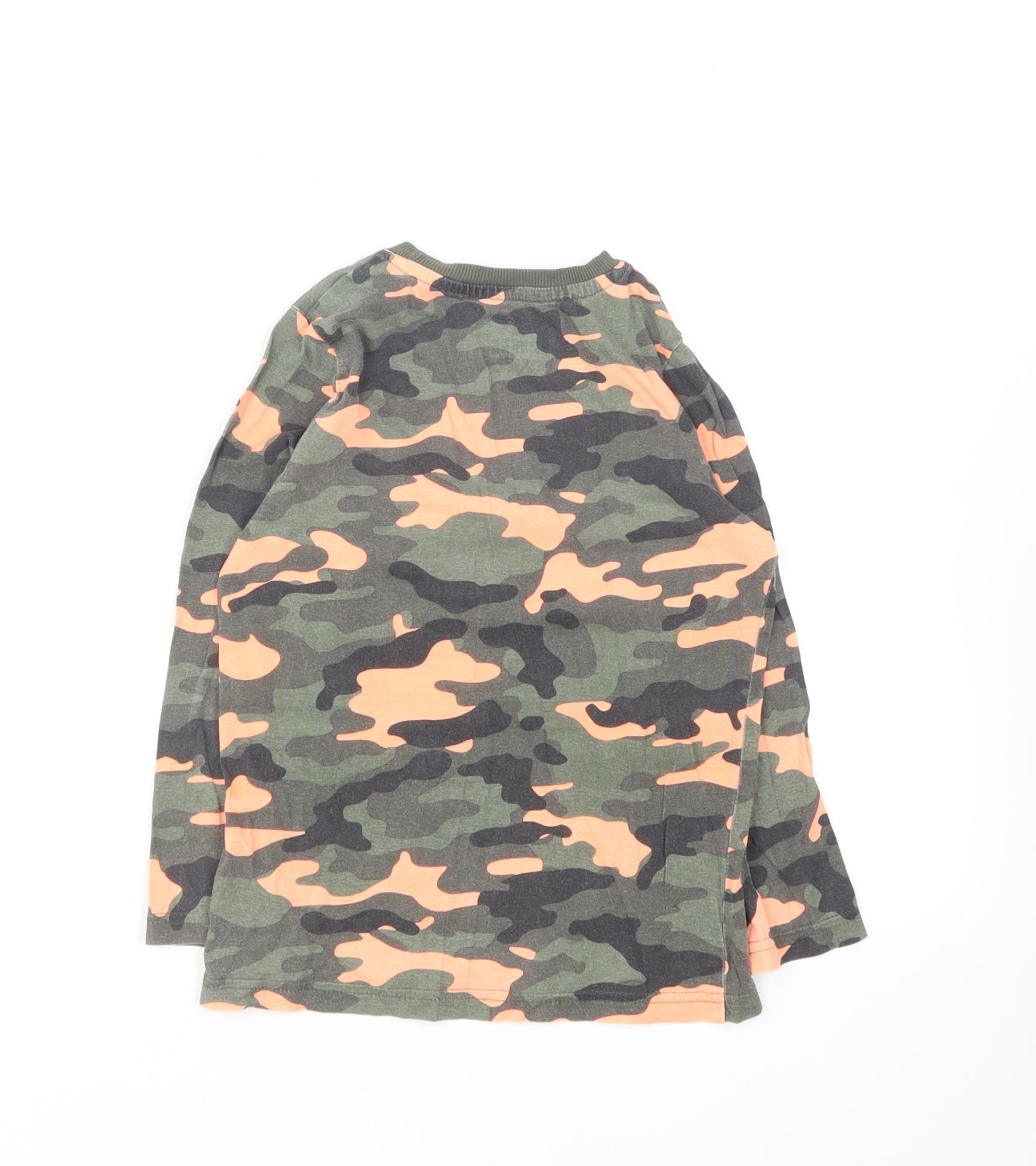 Matalan Boys Multicoloured Camouflage Cotton Basic T-Shirt Size 6 Years Round Neck - NYC