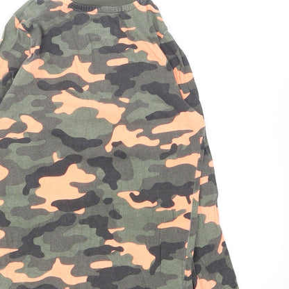 Matalan Boys Multicoloured Camouflage Cotton Basic T-Shirt Size 6 Years Round Neck - NYC