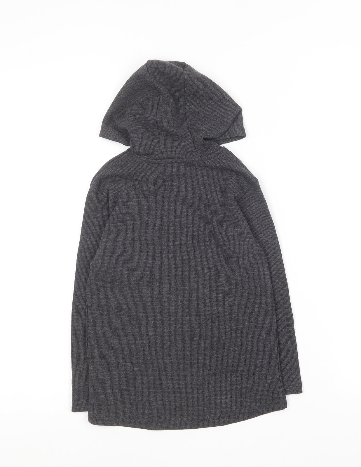 Primark Boys Grey Cotton Pullover Hoodie Size 5-6 Years
