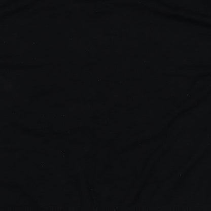 Anthology Womens Black Round Neck Viscose Pullover Jumper Size L