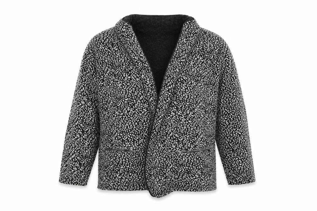 Womens UK Size L Preworn Black Cardigan Jumper
