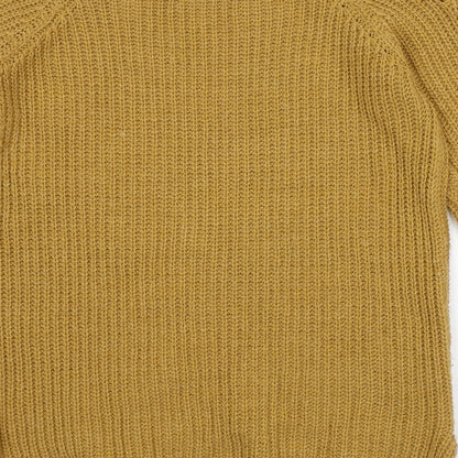 Womens UK Size M Cameo Rose Orange Pullover Jumper