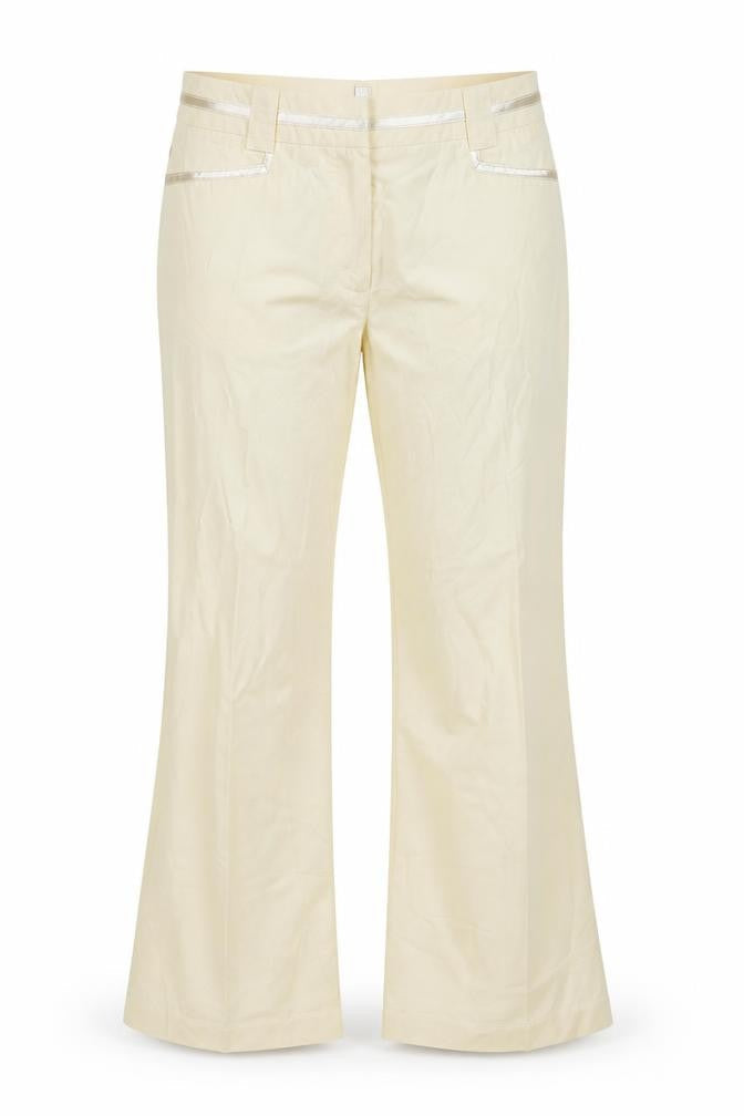 Mens UK Size 30 in Frank Eden Regular Fit  Beige Trousers