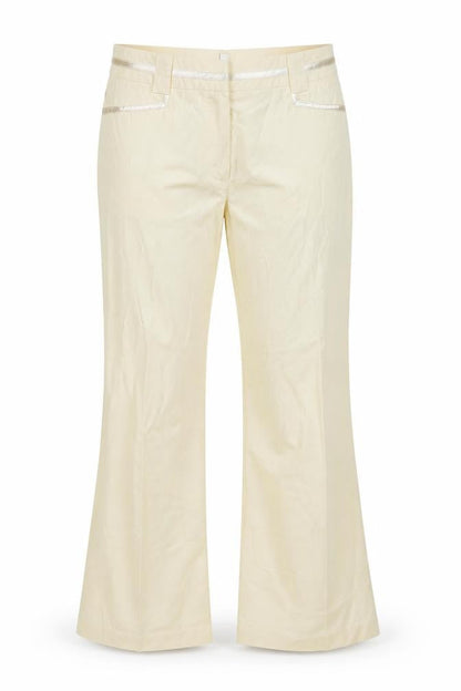 Mens UK Size 30 in Frank Eden Regular Fit  Beige Trousers