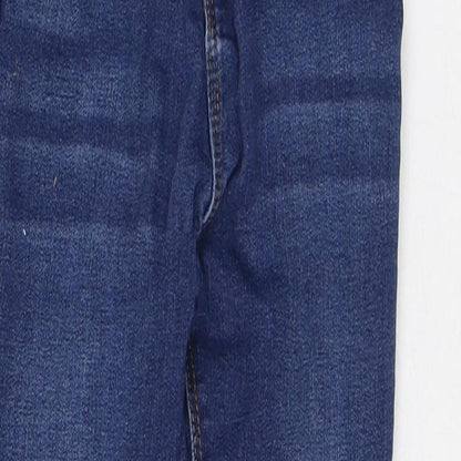 Denim & Co. Girls Blue Cotton Skinny Jeans Size 9-10 Years Regular
