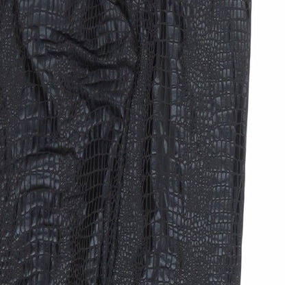 SheIn Girls Black Geometric Polyester Jogger Trousers Size 12 Years Regular