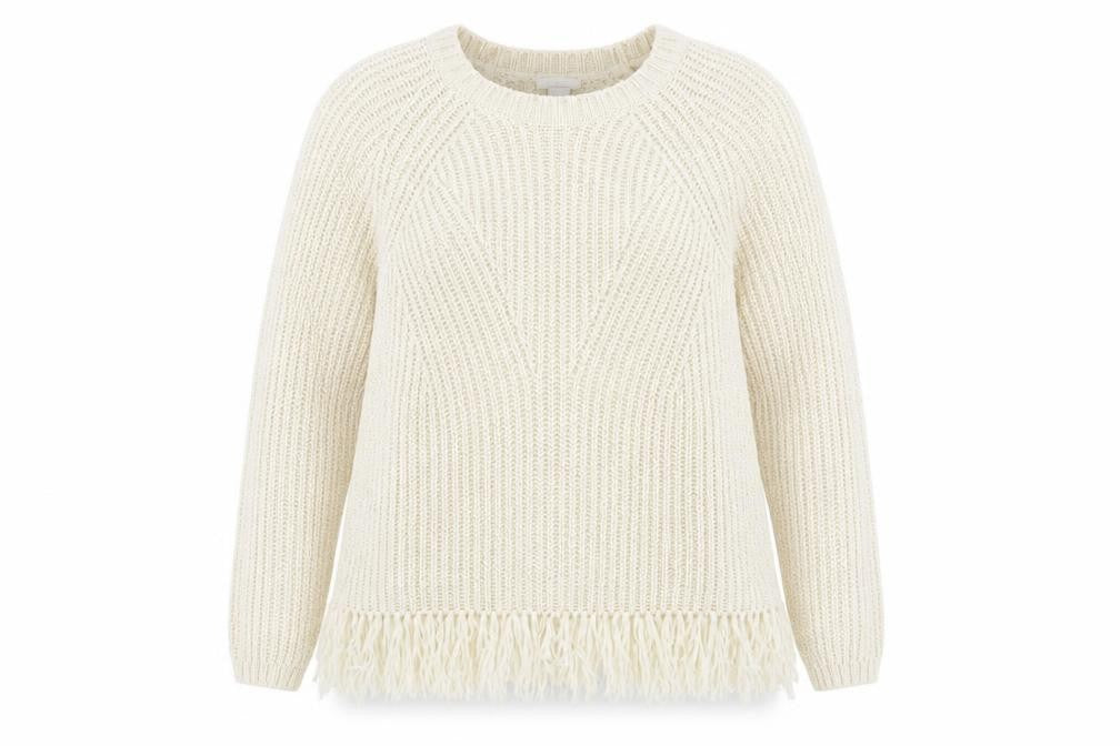 Womens UK Size M H&M Ivory Pullover Jumper