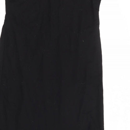 Primark Womens Black Viscose A-Line Size 4 V-Neck Pullover