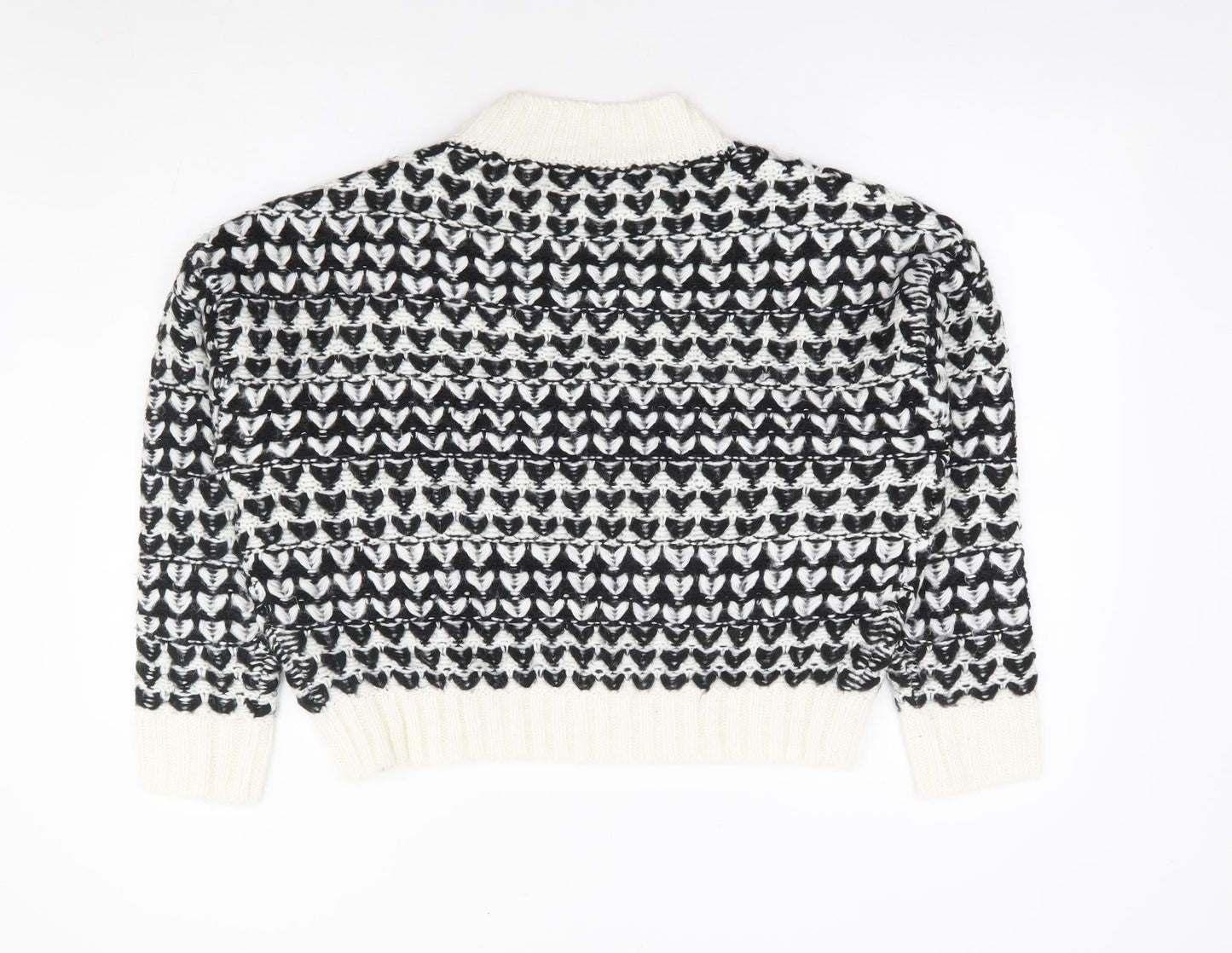 Womens UK Size M Pep & Co Black Pullover Jumper