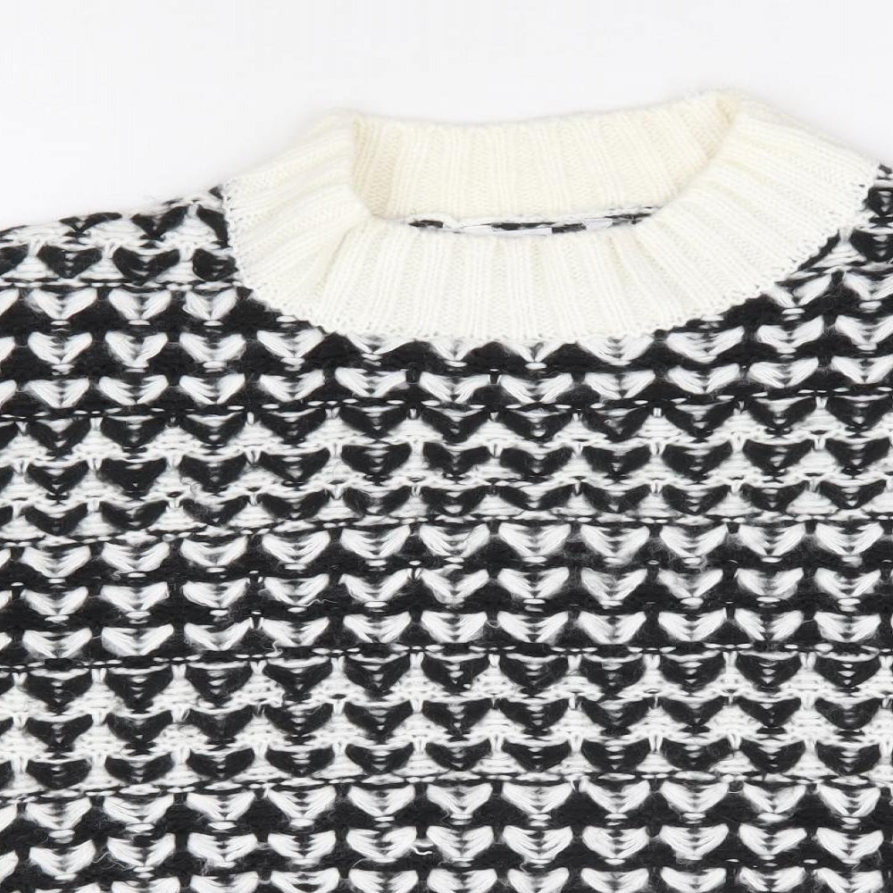 Womens UK Size M Pep & Co Black Pullover Jumper