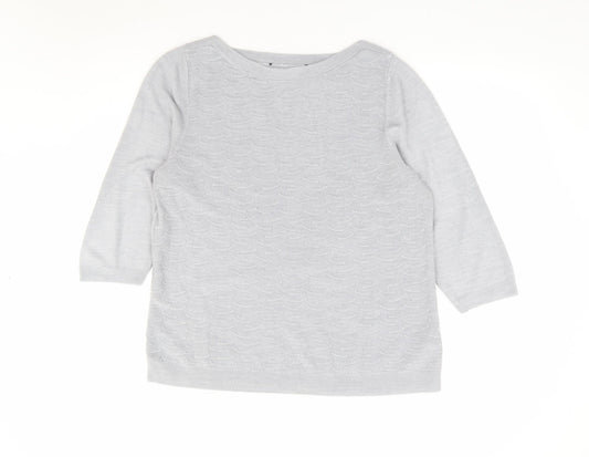 Womens UK Size 20 Bonmarché Grey Pullover Jumper