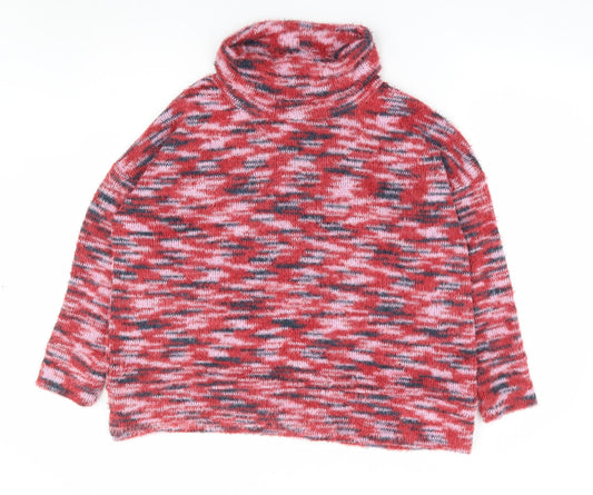 Womens UK Size 14 M&Co Multicoloured Pullover Jumper