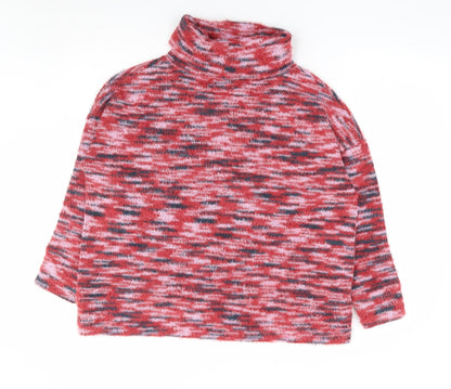 Womens UK Size 14 M&Co Multicoloured Pullover Jumper