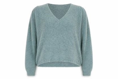 Womens UK Size M Pull & Bear Green Pullover Jumper