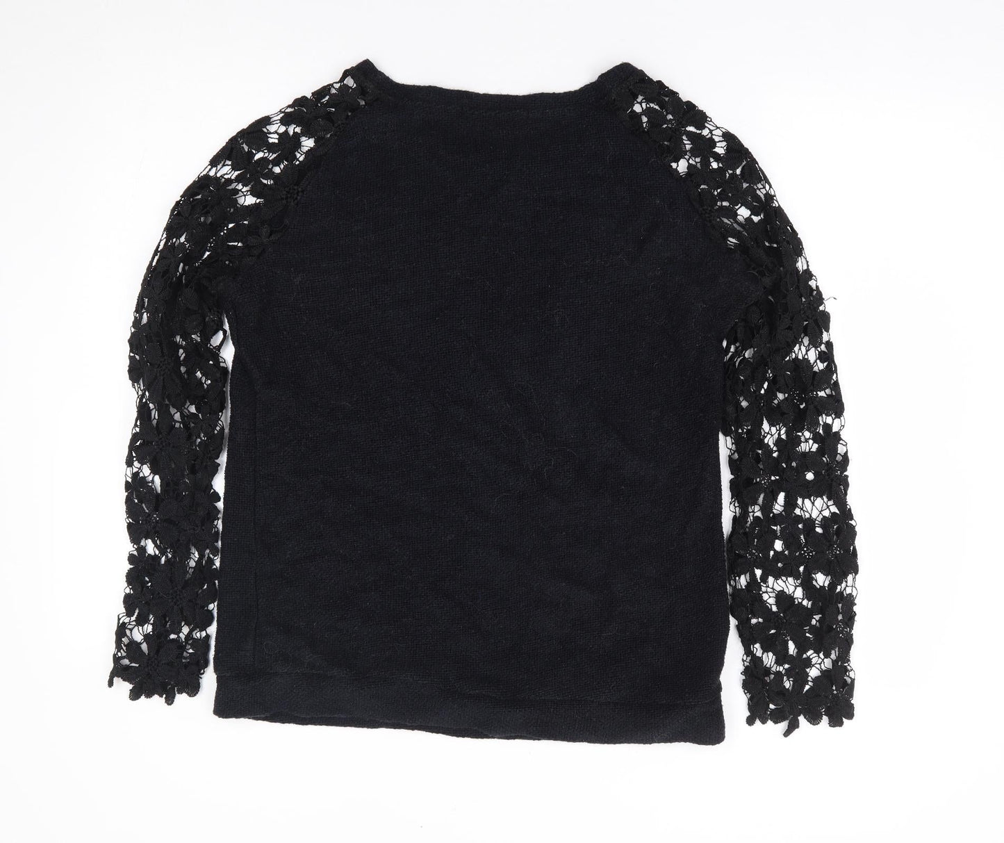 Womens UK Size L Zanzea Black Pullover Jumper