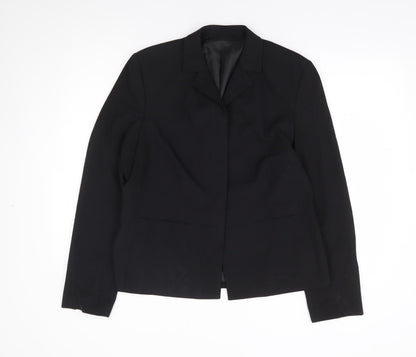 Womens UK Size M Preworn Regular Black Suit Jacket