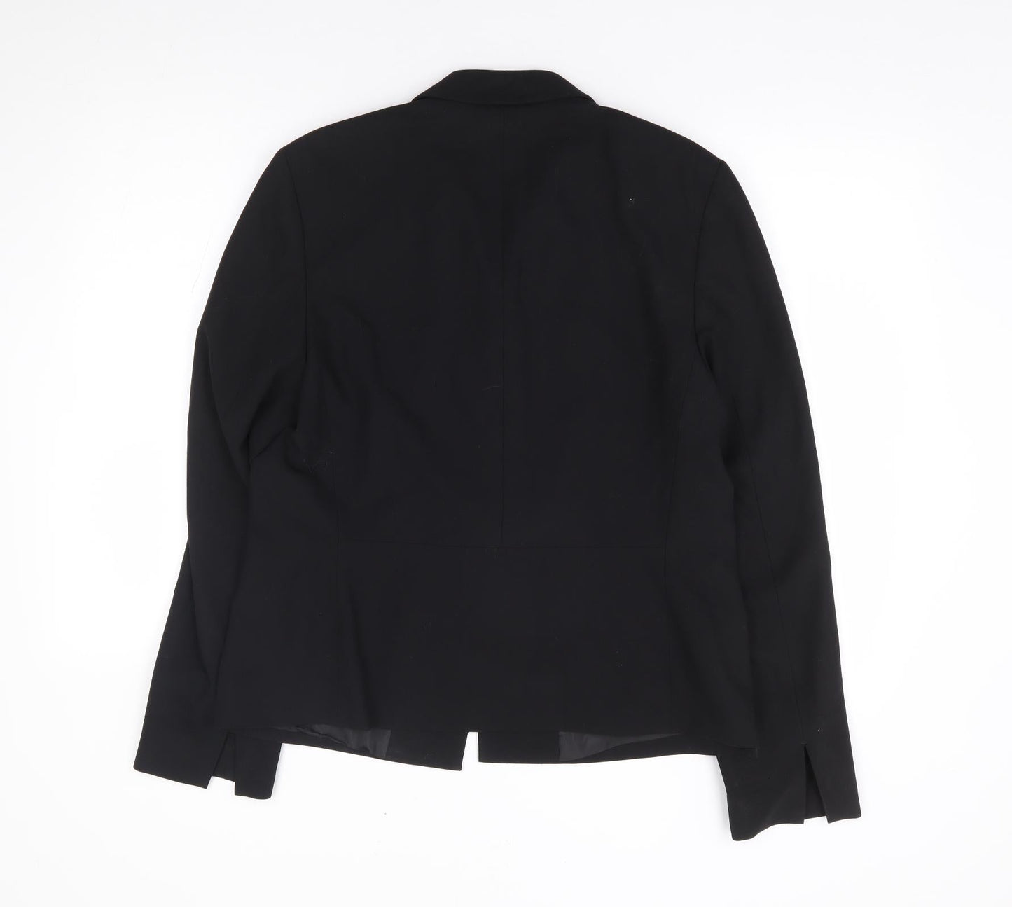 Womens UK Size M Preworn Regular Black Suit Jacket