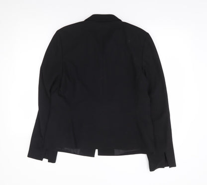 Womens UK Size M Preworn Regular Black Suit Jacket