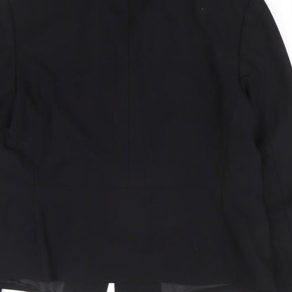 Womens UK Size M Preworn Regular Black Suit Jacket