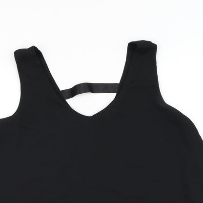 Womens UK Size M Vera & Lucy Black Basic Tank