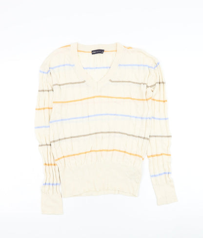 Womens UK Size S Marks and Spencer Beige Pullover Jumper