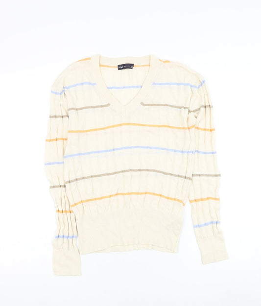 Womens UK Size S Marks and Spencer Beige Pullover Jumper