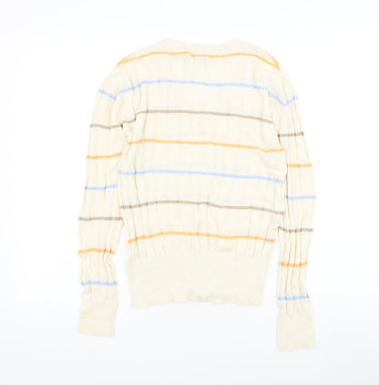 Womens UK Size S Marks and Spencer Beige Pullover Jumper