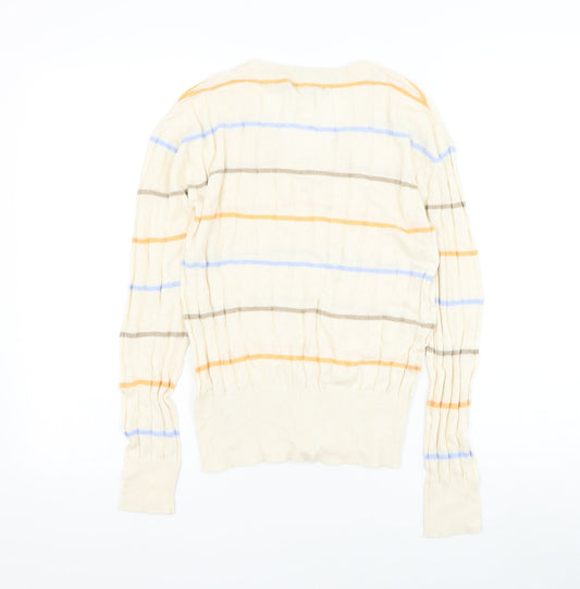 Womens UK Size S Marks and Spencer Beige Pullover Jumper