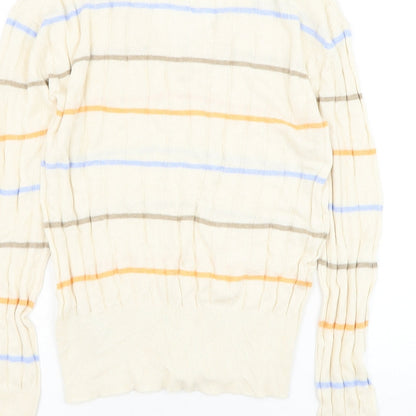 Womens UK Size S Marks and Spencer Beige Pullover Jumper