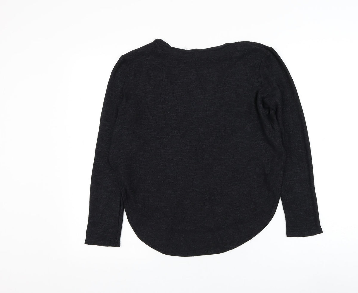 Womens UK Size S H&M Black Pullover Jumper