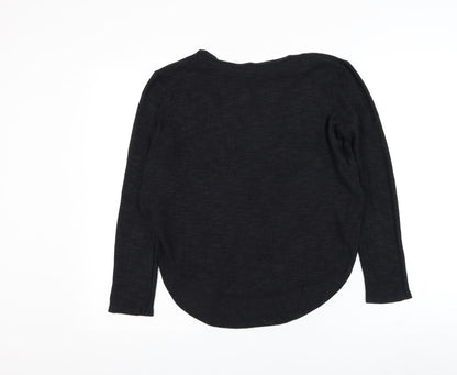 Womens UK Size S H&M Black Pullover Jumper