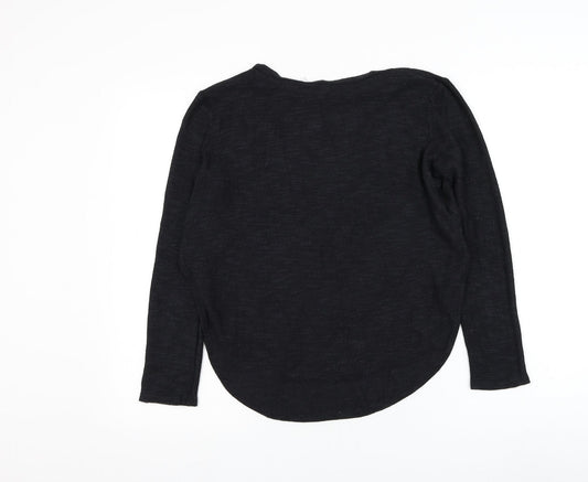 Womens UK Size S H&M Black Pullover Jumper