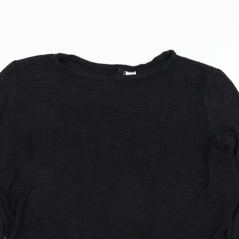 Womens UK Size S H&M Black Pullover Jumper
