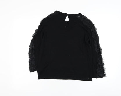 Womens UK Size 12 NEXT Black Pullover Jumper