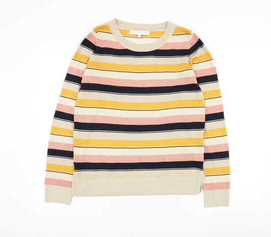Womens UK Size 8 NEXT Gold Pullover Jumper