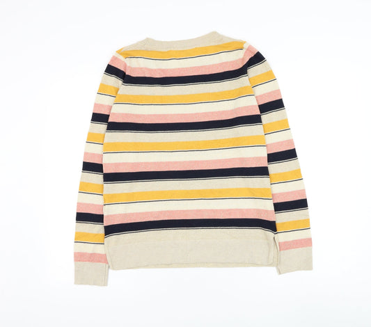 Womens UK Size 8 NEXT Gold Pullover Jumper